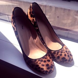 J.Crew Collection Etta Calf Hair Pumps Size 7.5